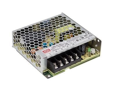 MEAN WELL LRS-75-5, 75 W, 85 - 264 V, Metallinen, RoHS, 97 mm, 99 mm