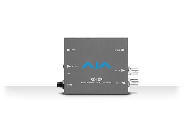 AJA ROI-DP, Aktiv videoomformer, Grå, 1920 x 1080, -, 525i,625i,720p,1080i,1080p, 100 - 240 V, 50/60 Hz
