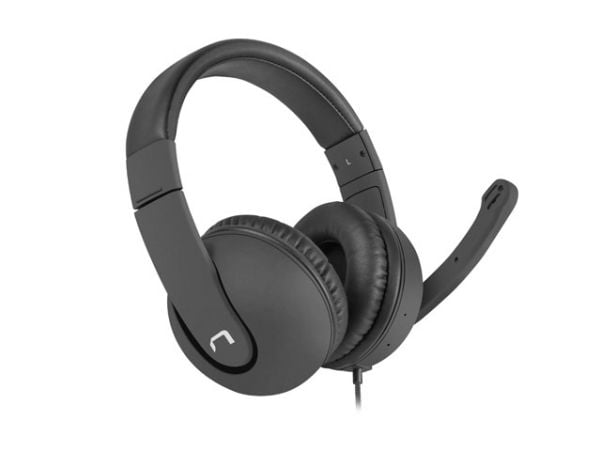 NATEC Rhea, Headset, Huvudband, Spela, Svart, Binaural, Inline-kontrollenhet