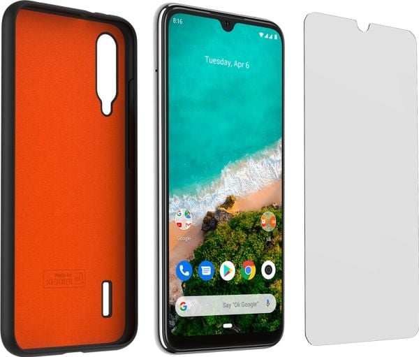 BIGBEN Connected - Baksidedeksel for mobiltelefon - termoplast-polyuretan (TPU) - svart - for Xiaomi MI A3