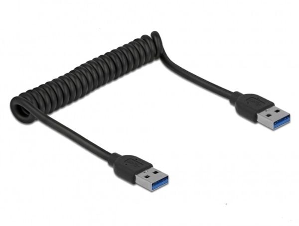 Delock USB 3.0 kierrekaapeli Type-A uros Type-A uros - Adapter til direkte tilslutning - USB 3.0 - USB 3.0 x 1 - lajittelu