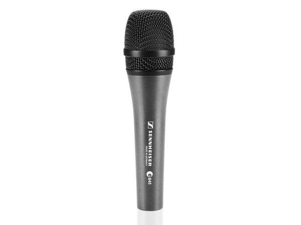 Sennheiser e 845, Scene/opptreden, 40 - 16000 Hz, 350 O, Superkardioide, Koblet med ledninger (ikke trådløs), XLR-3