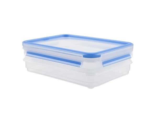 Tefal K30288, Låda, Rektangulär, 0,6 l, Blå, Transparent, Plast, Tyskland