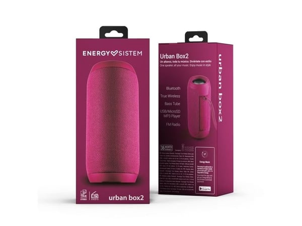 Energy Sistem Urban Box 2, 2.0 kanaler, Full rekkevidde, 4 cm, 10 W, 100 - 18000 Hz, 60 dB