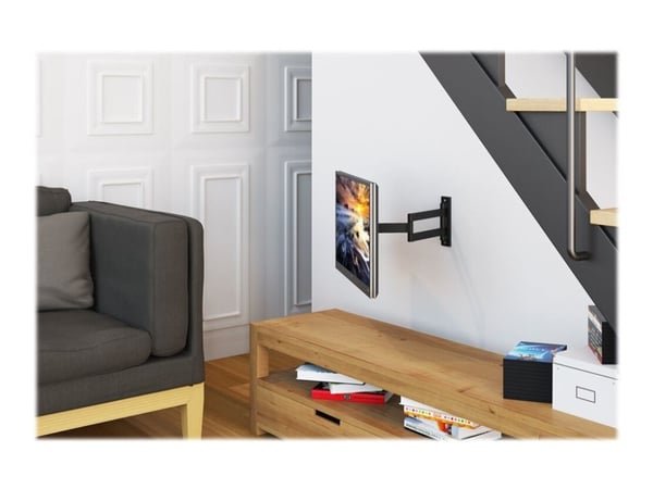 Neomounts FPMA-W830 - Brakett - full bevegelse - for LCD-skjerm - svart - skjermstørrelse: 10"-27" - veggmonterbar