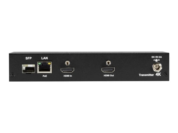 Black Box MediaCento IPX 4K Transmitter - Video/lyd/infrarød/USB/seriellforlenger - sender - 1GbE, Fibre Channel - USB - fiberoptisk, 1000Base-T - ...