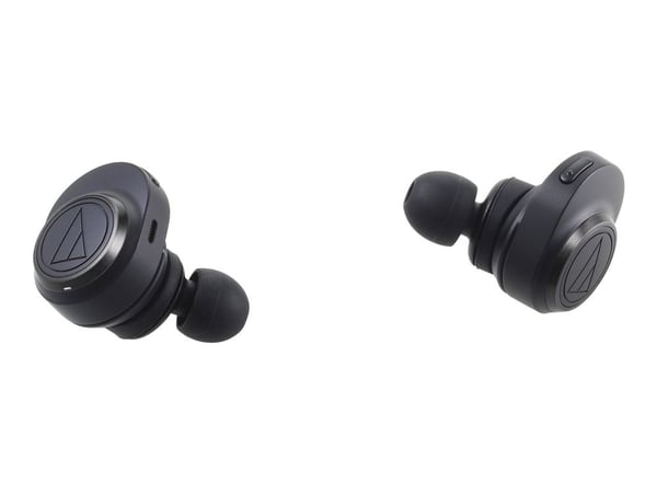 Audio-Technica ATH CKR7TW - True wireless-hörlurar med mikrofon - inuti örat - Bluetooth - svart