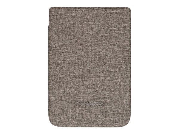 PocketBook Shell series - Vikbart fodral för eBook-läsare - plast, polyuretan, mikrofiber - grå - 6" - för PocketBook Basic Lux 2, Touch Lux 4
