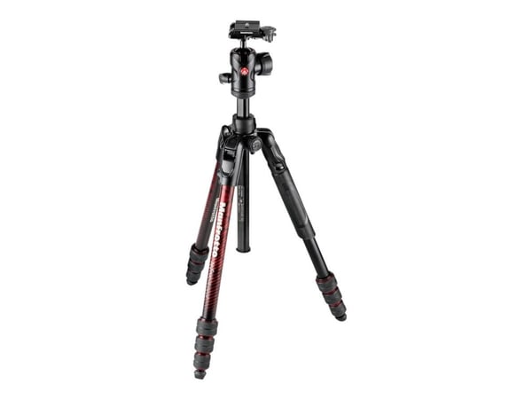 Manfrotto Befree Advanced MKBFRTA4RD-BH - Tripod - med Manfrotto 494 Center Ball head