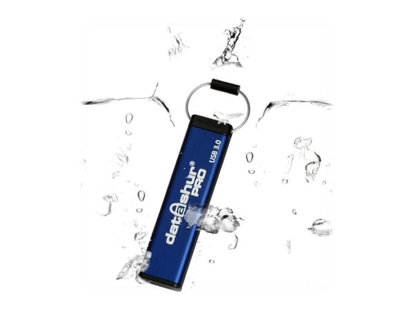 iStorage datAshur PRO - USB-flashstasjon - kryptert - FIPS 140-2 Level 3 - 8 GB - USB 3.0
