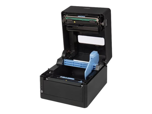 Citizen CL-E300 - Etikettskriver - direktetermisk - Rull (11,8 cm) - 203 dpi - inntil 200 mm/sek - USB 2.0, LAN, RS232C - kutter - svart