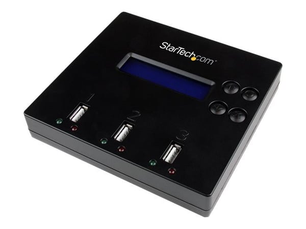 StarTech.com 1:2 Fristående USB-duplikator och -rensare för flashminnen - USB-enhetsduplikator - 2 fack - för P/N: SVA5H2NEUA