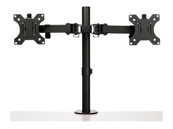 StarTech.com ARMDUAL2, Puristin, 16 kg, 81,3 cm (32"), 100 x 100 mm, Korkeudensäätö, Musta