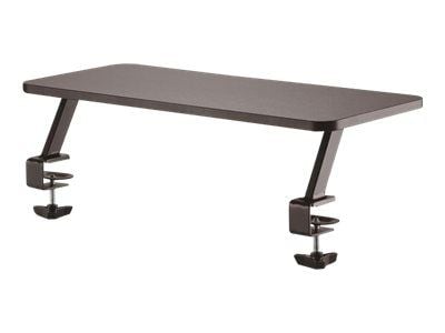 Startech Monitor Riser Stand - Clamp-on Monitor Shelf for Desk - Extra Wide 25.6" (65 cm) For up to 34" Monitors - Black (MNRISERCLMP) - Monterings...