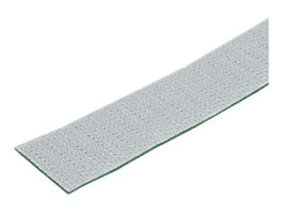 StarTech.com 25ft Hook and Loop Roll, Cut-to-Size Reusable Cable Ties, Bulk Industrial Wire Fastener Tape / Adjustable Fabric Wraps Green / Resuabl...