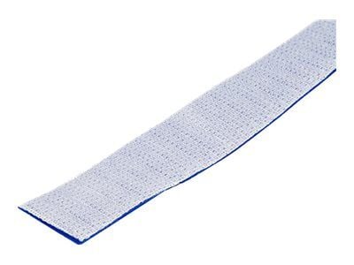StarTech.com 25ft Hook and Loop Roll, Cut-to-Size Reusable Cable Ties, Bulk Industrial Wire Fastener Tape / Adjustable Fabric Wraps Blue / Resuable...