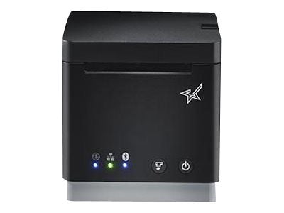 Star mC-Print2 MCP21 LB BK E+U - Kvitteringsskriver - direktetermisk - Rull (5,8 cm) - 203 dpi - inntil 100 mm/sek - USB, LAN, Bluetooth, USB-vert,...