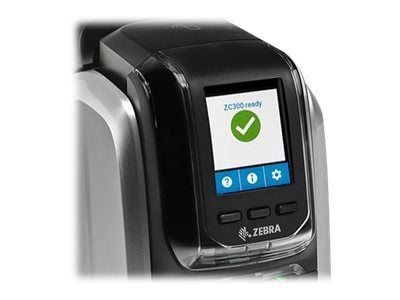 Zebra ZC300 - Plastkortskriver - farge - Dupleks - fargesublimering/termooverføring - CR-80 Card (85.6 x 54 mm) - 300 dpi - inntil 900 kort/time (m...