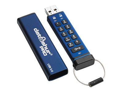 iStorage datAshur PRO - USB-flashstasjon - kryptert - FIPS 140-2 Level 3 - 64 GB - USB 3.0