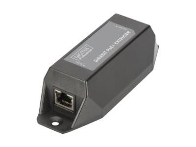 DIGITUS Professional PoE+ Extender - Toistin - GigE - RJ-45 / RJ-45 - op til 100 m