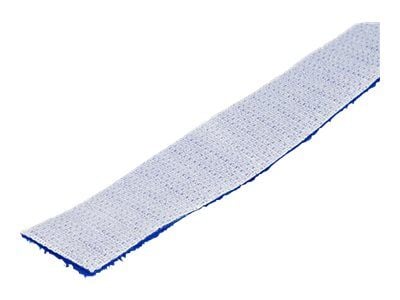 StarTech.com 100ft Hook and Loop Roll, Cut-to-Size Reusable Cable Ties, Bulk Industrial Wire Fastener Tape / Adjustable Fabric Wraps Blue / Resuabl...