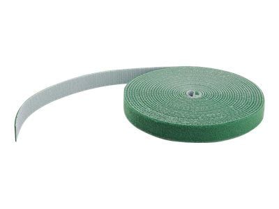 StarTech.com 100ft Hook and Loop Roll, Cut-to-Size Reusable Cable Ties, Bulk Industrial Wire Fastener Tape /Adjustable Fabric Wraps Green / Resuabl...