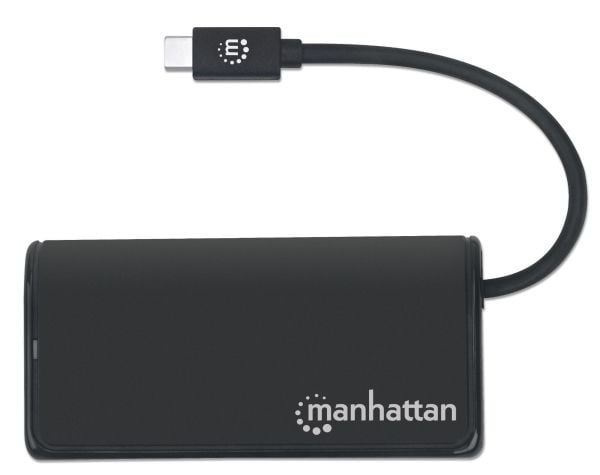 Manhattan 164924, USB 3.2 Gen 1 (3.1 Gen 1) Type-C, USB 3.2 Gen 1 (3.1 Gen 1) Type-A, 5000 Mbit/s, Sort, Acrylonitrilbutadienstyren, 0,135 m