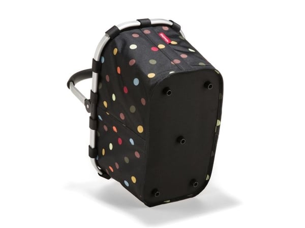 Reisenthel BK7009, Handlekurv, Sort, Flerfarget, Aluminium, Polyester, Mønster, Punktmønstret, 22 l