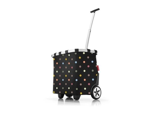 Reisenthel ?arrycruiser, Musta, Monivärinen, Alumiini, Polyesteri, Kantokassi, Kuvio, 2 renkaita, 40 L