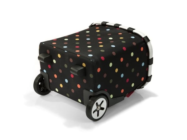 Reisenthel ?arrycruiser, Handlenett, Sort, Flerfarget, Aluminium, Polyester, Mønster, 2 hjul, 40 l