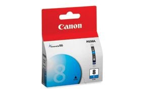 Canon CLI-8C - syaani - alkuperäinen - väriaine - PIXMA iP3500, iP4500, iP5300, MP510, MP520, MP610, MP960, MP970, MX700, MX850, Pro9000 - PIXMA iP...