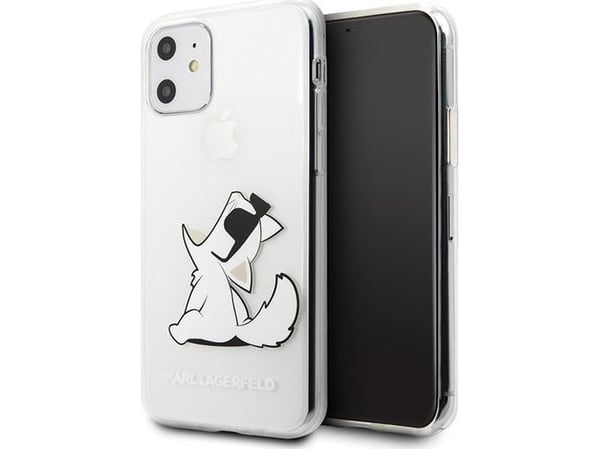 Karl Lagerfeld Choupette Fun Solglasögon - iPhone 11 Fodral (Transparent)