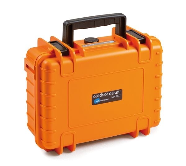 B&W Cases 1000/O/RPD, Oranssi, Polypropeeni (PP), Pölynkestävä, Vedenkestävä, 248,92 x 175,26 x 93,98 mm, 269,2 mm, 215,9 mm