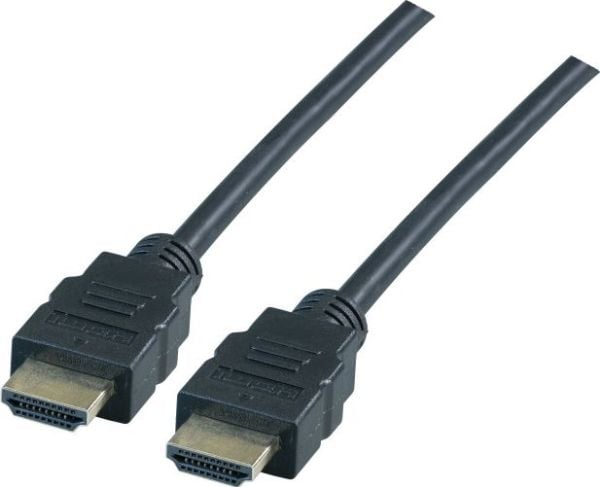 EFB-Elektronik HighSpeed HDMI-kabel med Ethernet 4K30Hz, A-A St-St, 1.0m, svart Produsent: EFB Elektronik (K5430SW.1)
