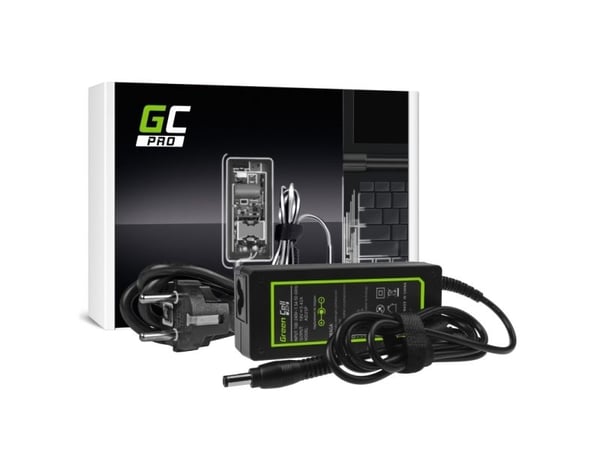 Green Cell PRO - Strømadapter - AC - 65 watt - svart - for Toshiba Satellite C55, C660, C850, C855, C870, L650, L655, L750, L755