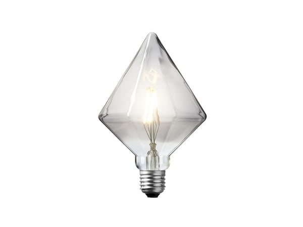 DEKOPÆRE LED 3W DIAMOND MØRKTONET GLAS