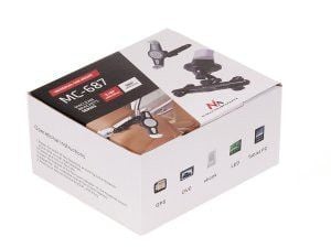Maclean MC-687, Tabletti/UMPC, Aktiivinen teline, Auto, Musta