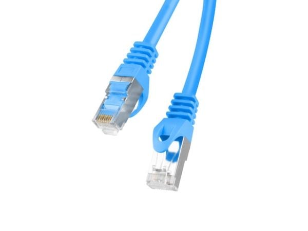 Lanberg - Patch-kabel - RJ-45 (hane) till RJ-45 (hane) - 50 cm - F/UTP (folieöverdraget oskärmat tvinnat par) - CAT 6 - formpressad, hakfri, tvinna...