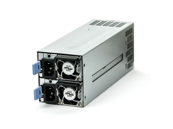 FANTEC NT-MR550W 2x550W EPS Mini redundant nätaggregat 24+8+4-pin, 24x7 hot-swap (2164)