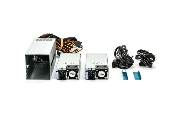 FANTEC NT-MR550W 2x550W EPS Mini redundant nätaggregat 24+8+4-pin, 24x7 hot-swap (2164)
