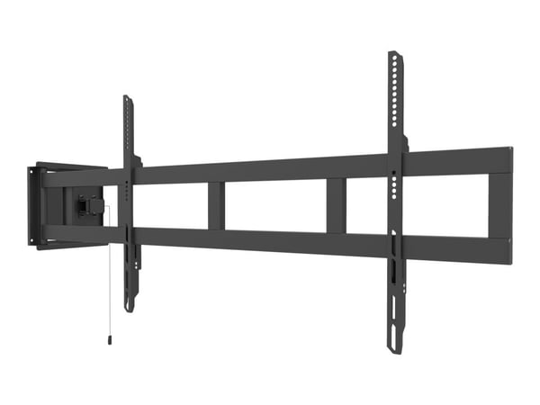 Multibrackets M Universal Swing Arm 180 Degrees X Large - Monteringssett (svingarm veggfeste) - for flatpanel - metall - svart - skjermstørrelse: 7...