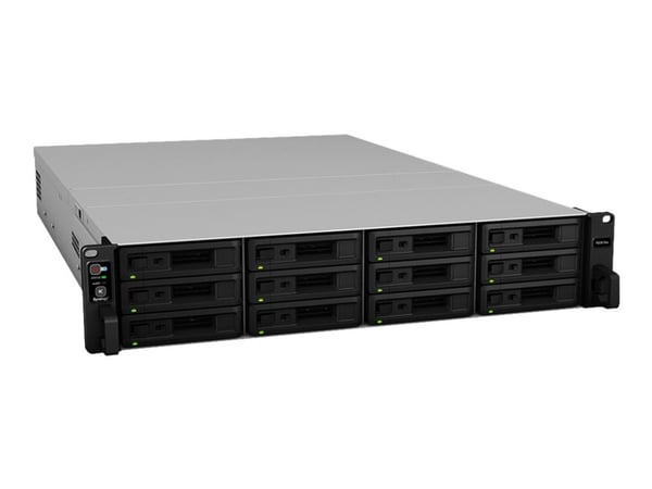 Synology RackStation RS3618XS - NAS-server - 12 brønner - kan monteres i rack - SATA 6Gb/s - RAID 0, 1, 5, 6, 10, JBOD, RAID F1 - RAM 8 GB - Gigabi...