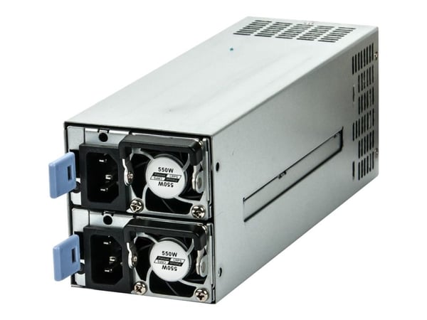 FANTEC NT-MR550W 2x550W EPS Mini redundant nätaggregat 24+8+4-pin, 24x7 hot-swap (2164)