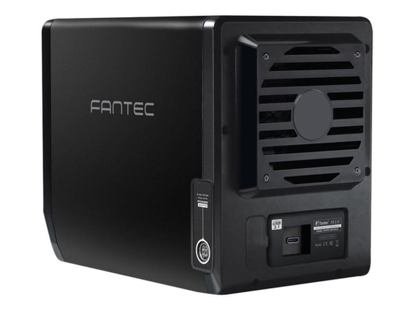 FANTEC QB-35U31 - Harddiskarray - 4 brønner (SATA-600) - USB 3.1 Gen 2 (ekstern)