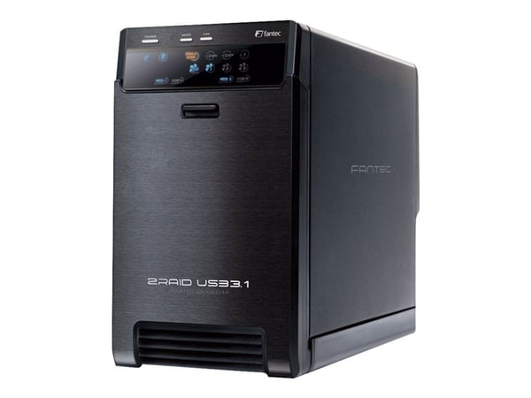 FANTEC QB-X2U31R - Harddiskarray - 2 brønner (SATA-600) - USB 3.1 (ekstern)
