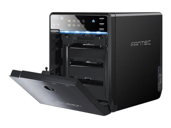 FANTEC QB-35U31R - Fast tilstand / harddiskstasjonsoppstilling - 4 brønner (SATA-600) - USB 3.1 Gen 2 (ekstern)