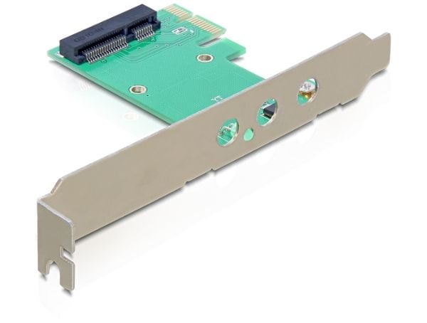 Delock Mini PCI Express > PCI Express x1 + 3 RP-SMA-porter - Utvidelseskort