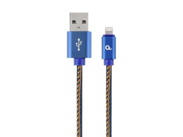 Cablexpert Premium - Lightning-kabel - USB hann til Lightning hann - 1 m - blå