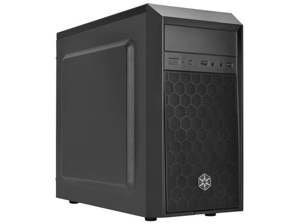SilverStone Precision PS16 - Tower - micro ATX - ingen strømforsyning (ATX / PS/2) - USB/lyd
