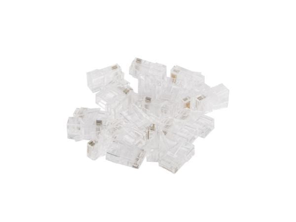 Lanberg - Nätverkskontakt - RJ-45 (hane) - UTP - CAT 6 (paket om 20)